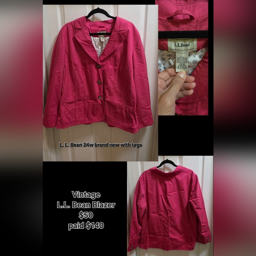 L.L. Bean Pink Blazer